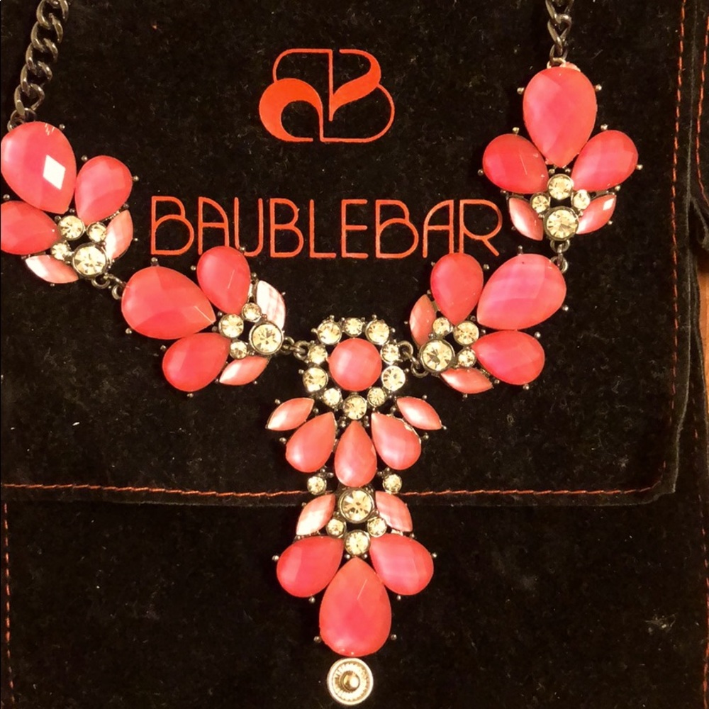 BaubleBar statement necklace - Pink